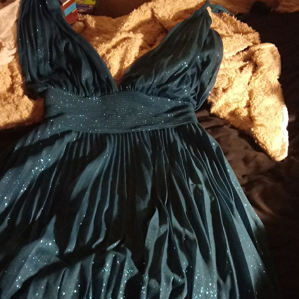 Blue dress